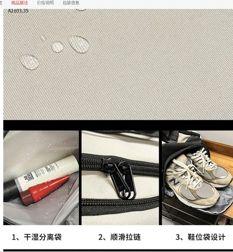 TÚI DU LỊCH M.MICHAO NAM NỮ -sỉ 173k