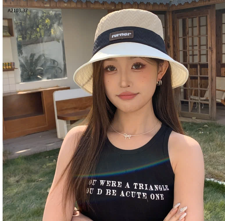 MŨ VÀNH TRÒN PHỐI MÀU-sỉ 78k