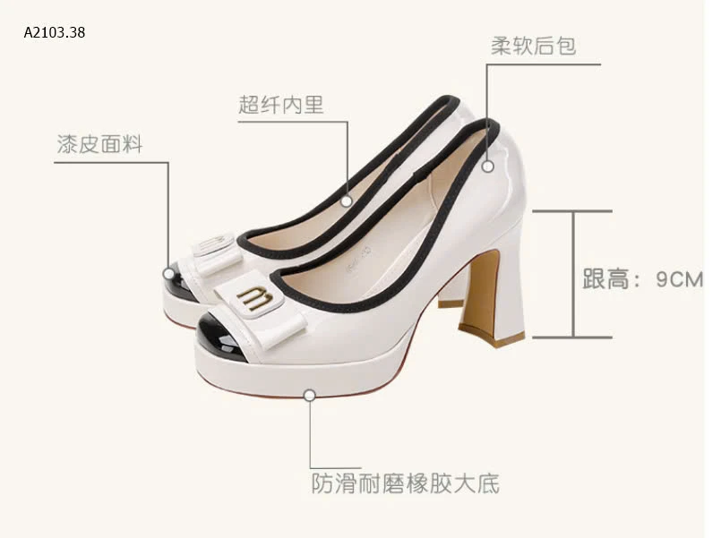 GIÀY MARY JANE MŨI VUÔNG-sỉ 273k