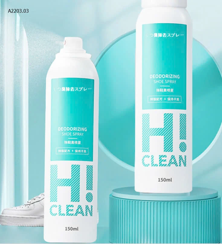 XỊT KHỬ MÙI- KHỬ KHUẨN GIẦY ERACLEAN -sỉ 70k/set 4c 