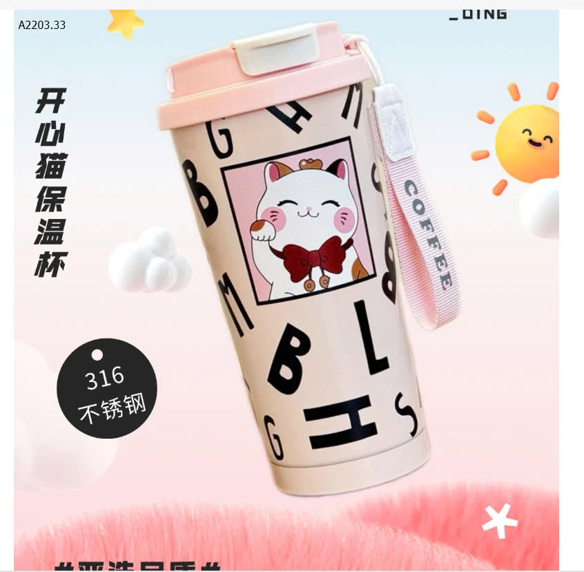 BÌNH NƯỚC MÈO DỄ THƯƠNG-sỉ 90k