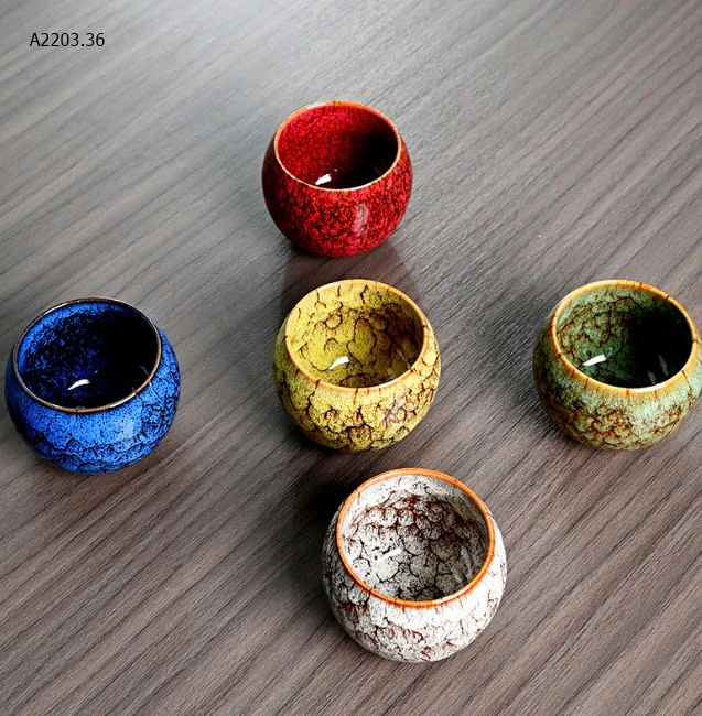 SET 5 CỐC NGŨ HÀNH PHONG THUỶ-sỉ 133k