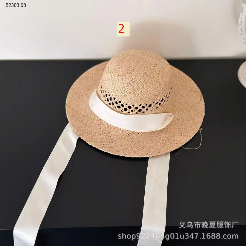 Mũ cói vành rộng cho bé -sỉ 130k