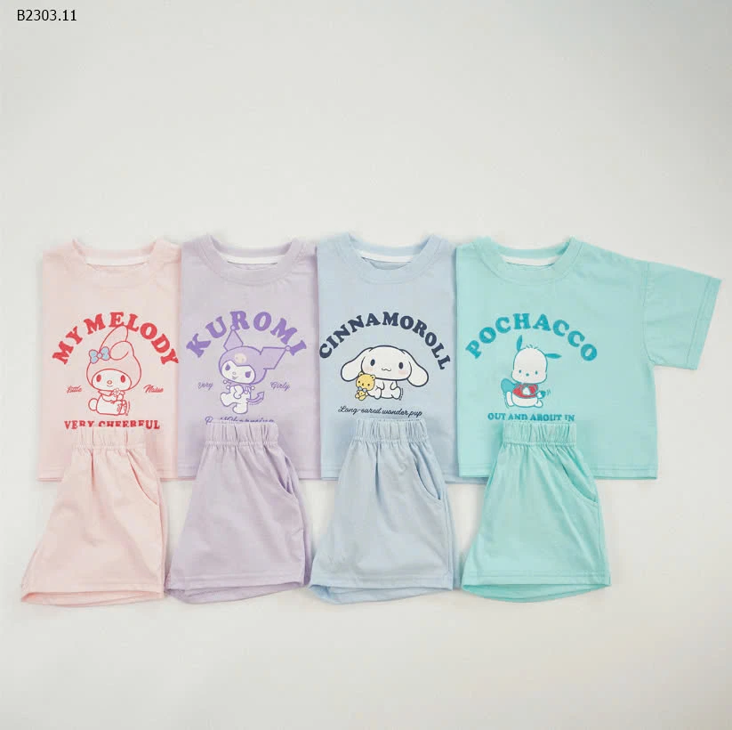 BỘ THUN CỘC TAY CHO BÉ-sỉ 158k