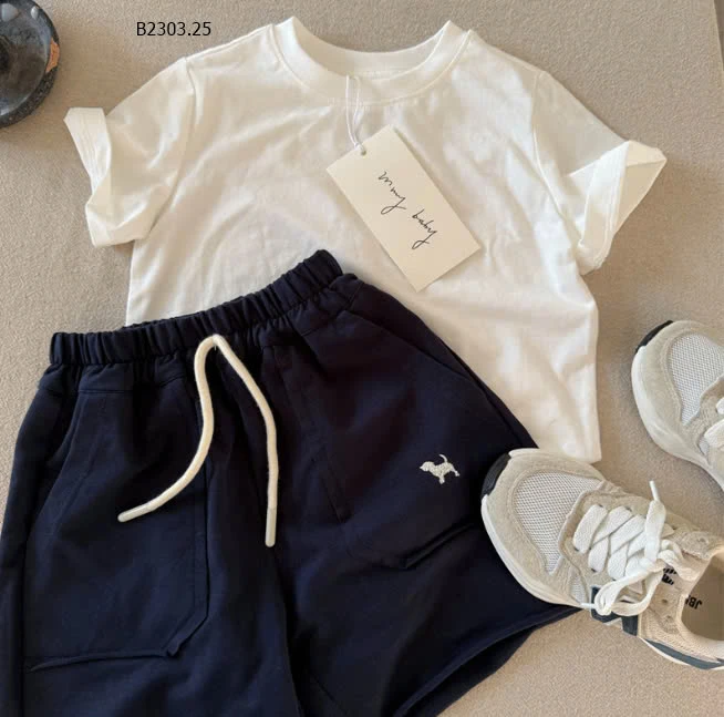 SHORT THÊU LOGO MMY-sỉ 123k