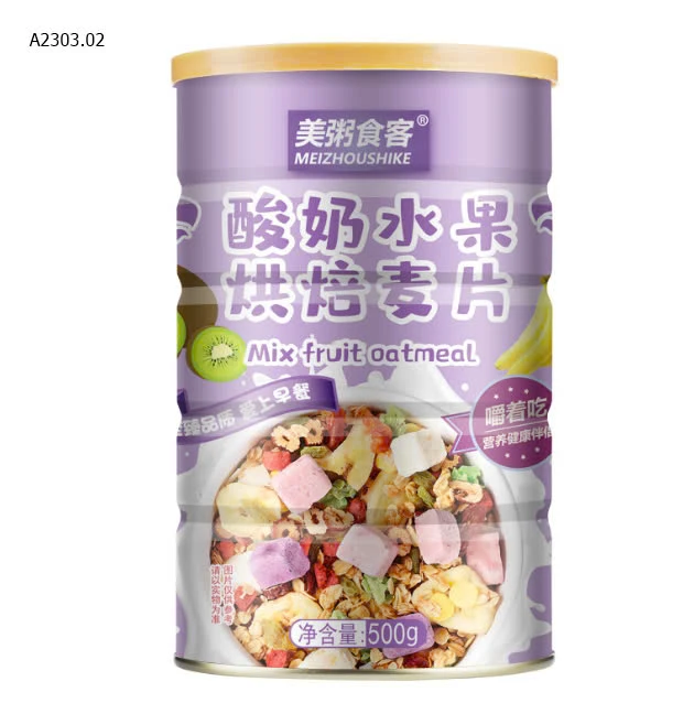 NGŨ CỐC SỮA CHUA TRÁI CÂY Meizhou Shike-sỉ 70k