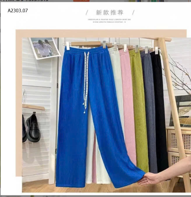 Quần suông ống rộng dây rút-sỉ 58k