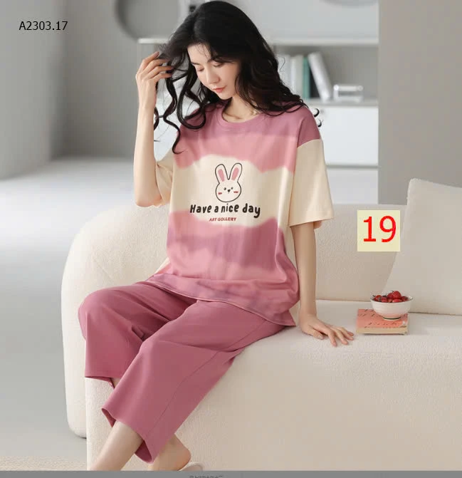 BỘ COTTON LỬNG NỮ MẶC NHÀ -sỉ 165k