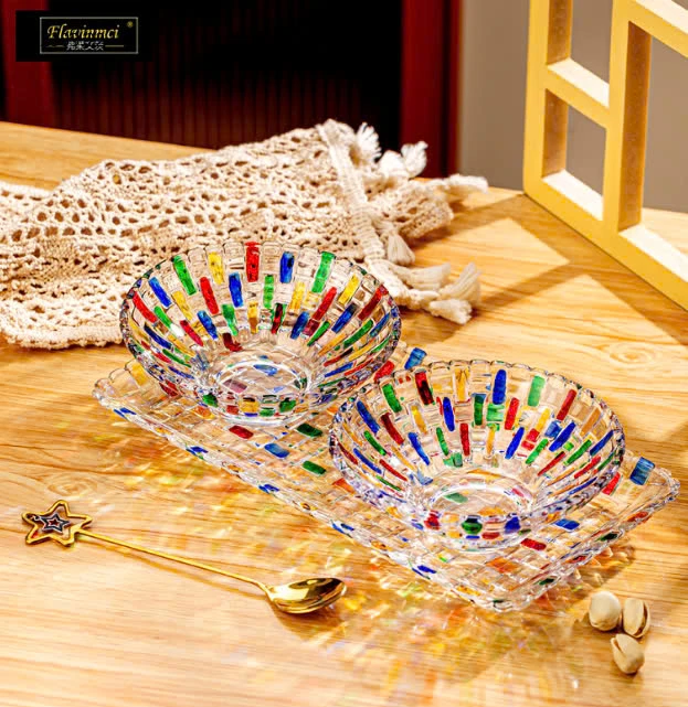 Set 2 bát 1 khay cầu vồng . -sỉ 125k