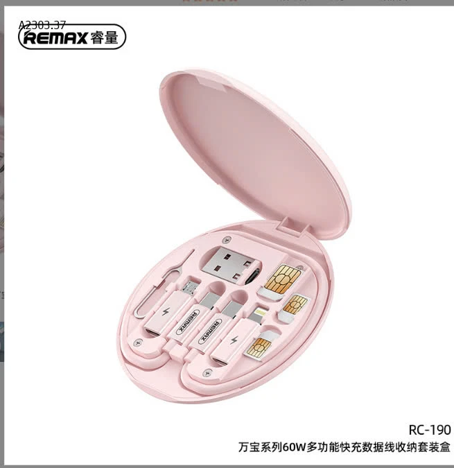 BỘ CÁP SẠC ĐA NĂNG REMAX sỉ 105k