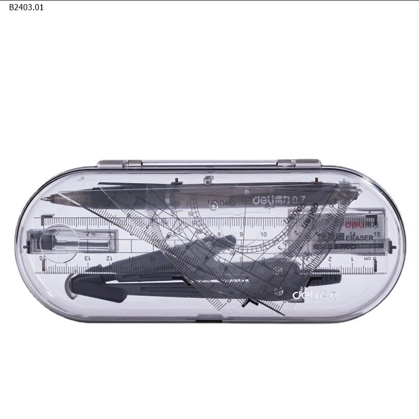 Set dụng cụ học tập hãng Deli-sỉ 55k