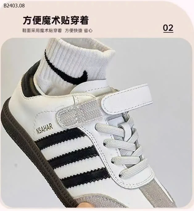 GIÀY THỂ THAO BA SỌC CHO BÉ -sỉ Sz 26-30 : 148k            Sz 31-37 : 156k