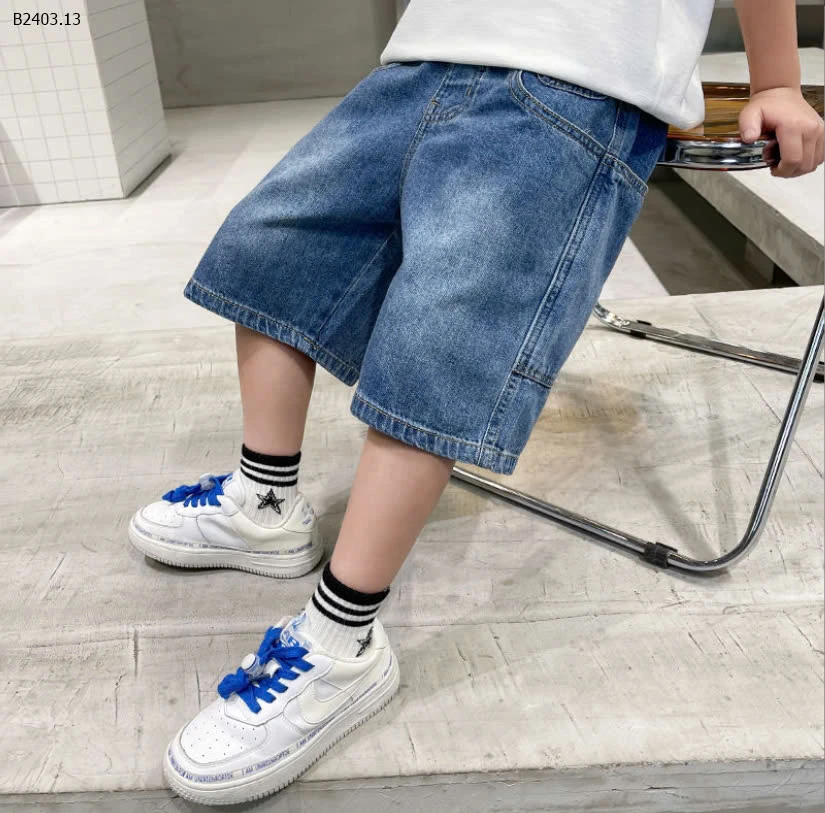 QUẦN SHORT JEAN BÉ TRAI-sỉ 100k 