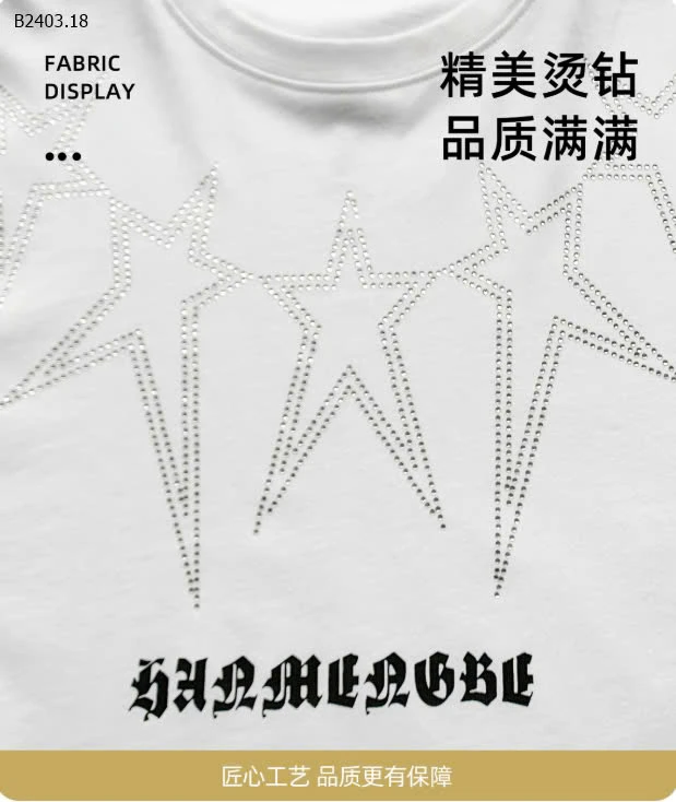 ÁO PHÔNG ĐÍNH ĐÁ -sỉ 132k