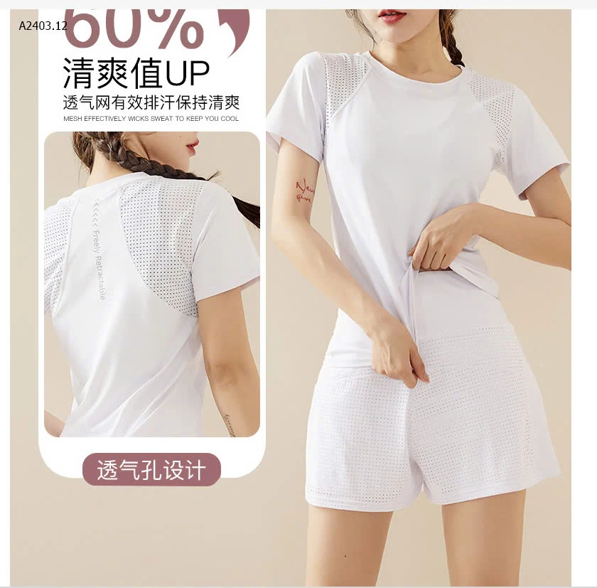 BỘ TẬP GYM QUẦN SHORT CHẤT ĐẸP…-sỉ 185k