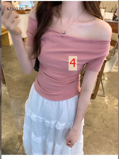 Áo trễ vai nữ tay ngắn-sỉ 75k