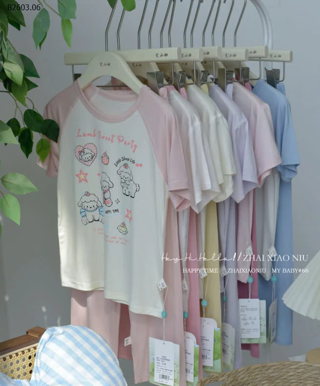 BỘ MẶC NHÀ CHO BÉ -sỉ 117k