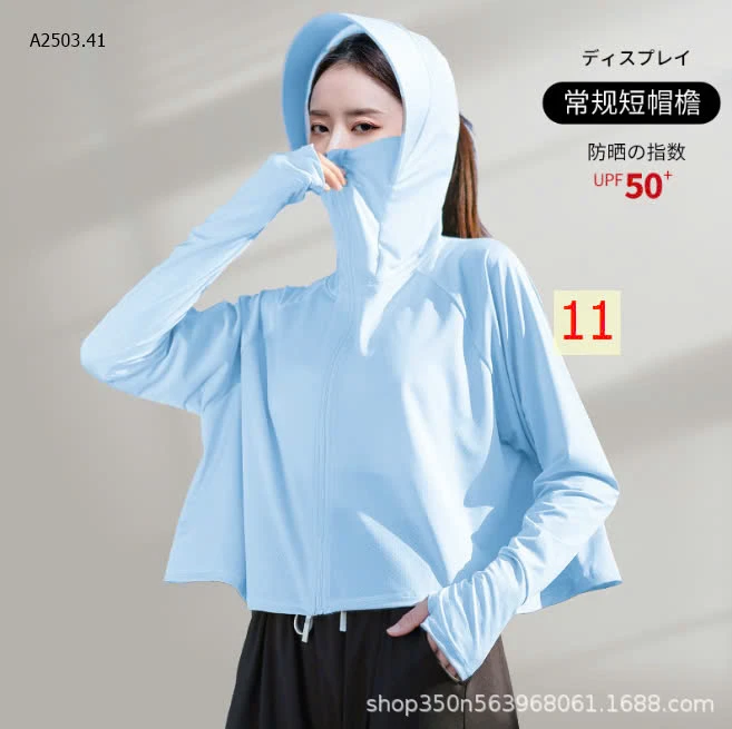 ÁO NẮNG DÁNG NGẮN CHỐNG TIA UV-sỉ M1-6 : 162k           M7-12 : 144k 