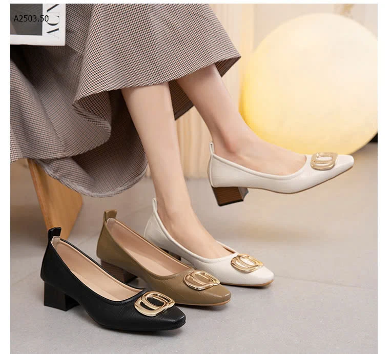 GIÀY CÔNG SỞ GÓT VUÔNG -sỉ 139k