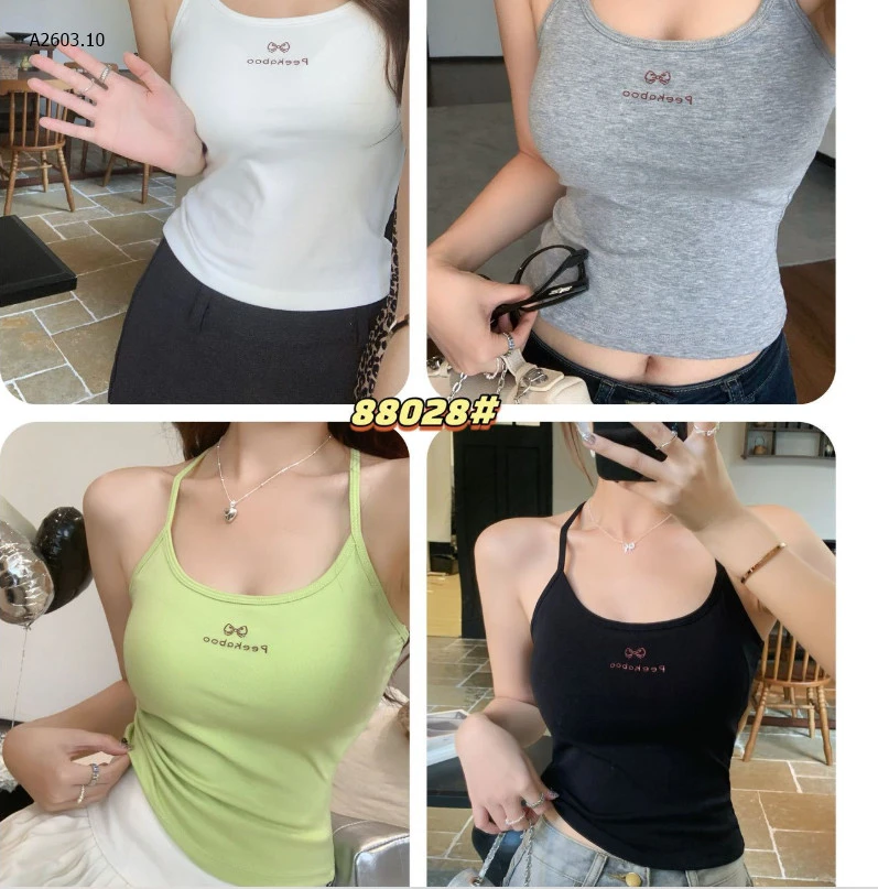 ÁO 2 DÂY CÓ ĐỆM NGỰC NỮ sỉ 82k