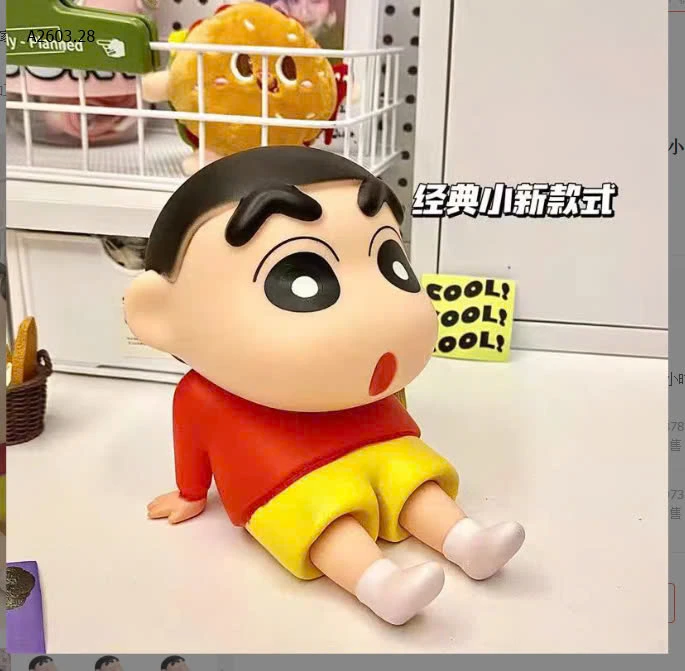 SET 2 GIÁ ĐỠ ĐIỆN THOẠI SHIN CUTE DÃ MAN -sỉ 40k/set 2c mix màu