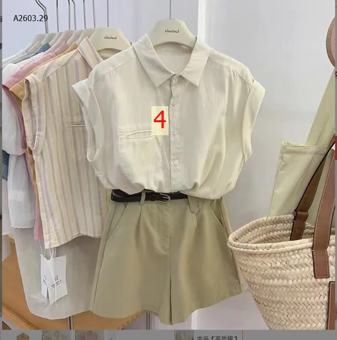 ÁO SƠ MI TAY HẾN CHO NỮ -sỉ 130k