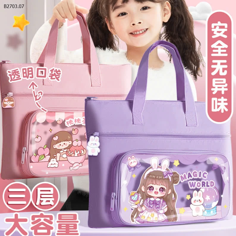 TÚI HỌC THÊM CUTE CHO BÉ-sỉ 52k