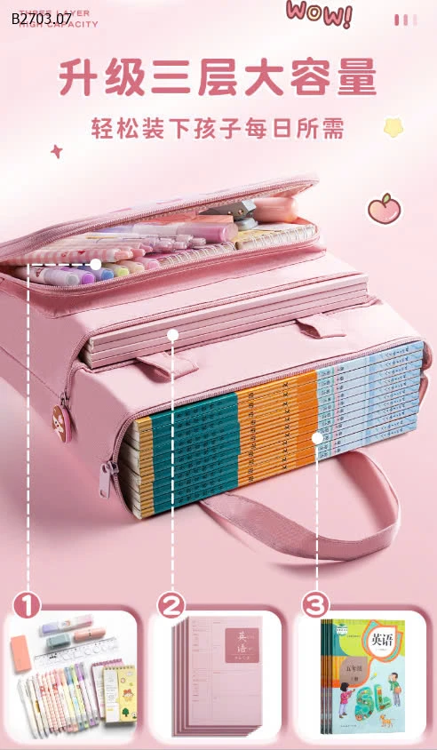 TÚI HỌC THÊM CUTE CHO BÉ-sỉ 52k