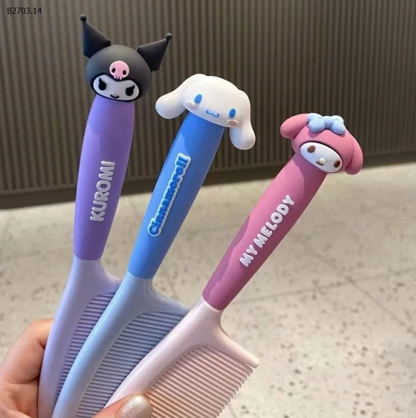 COMBO 3 LƯỢC HOẠT HÌNH CHO BÉ -sỉ 63k/set 3c mix màu