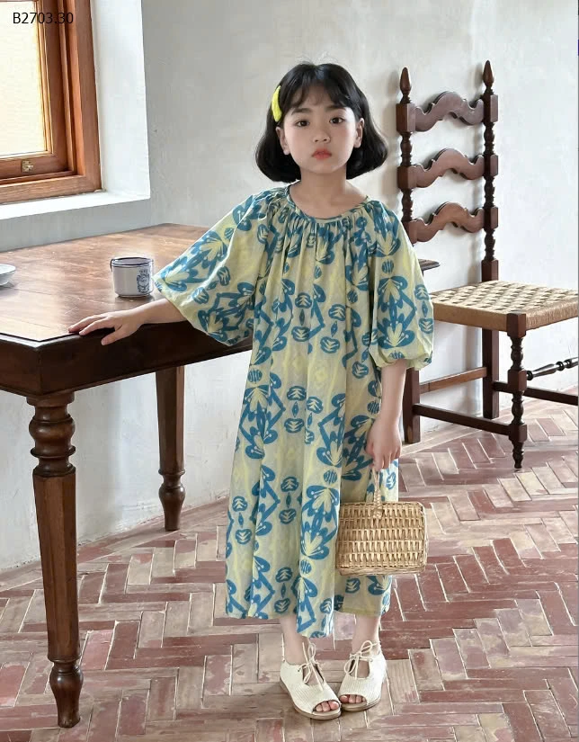 VÁY HOA DÁNG DÀI BÉ GÁI-sỉ 223k