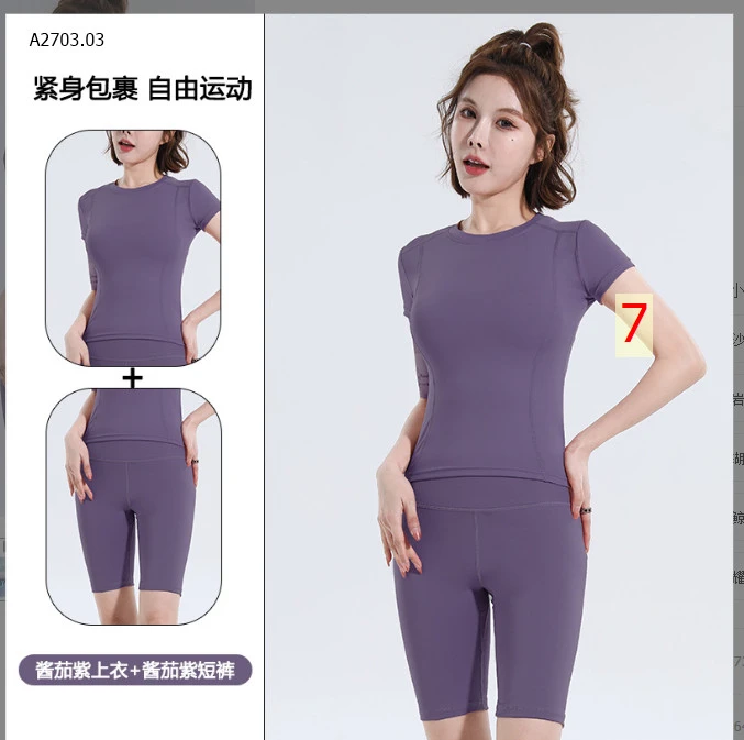 BỘ TẬP NGẮN TAY LỬNG NỮ-sỉ 131k