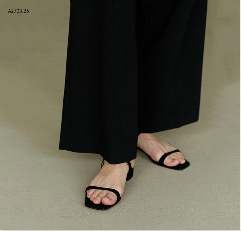 DÉP ĐẾ BẰNG MŨI VUÔNG sỉ 158k