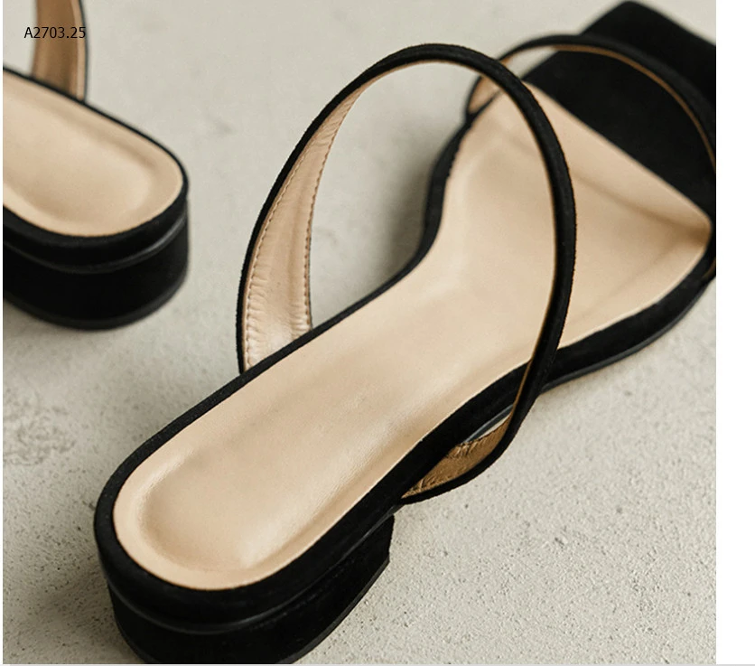 DÉP ĐẾ BẰNG MŨI VUÔNG sỉ 158k