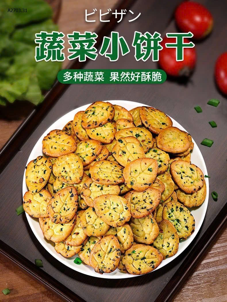 BÁNH QUY RAU BIBIZAN-sỉ 95k/set 960g