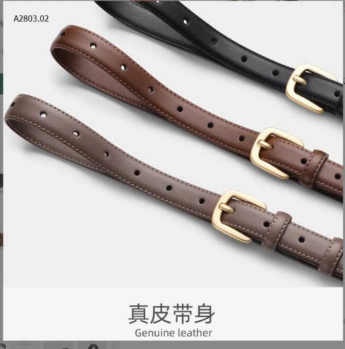 BELT DA PU -sỉ 58k/set 2c chọn màu