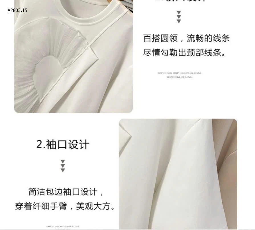 ÁO PHÔNG LỆCH VẠT NỮ -sỉ 145k