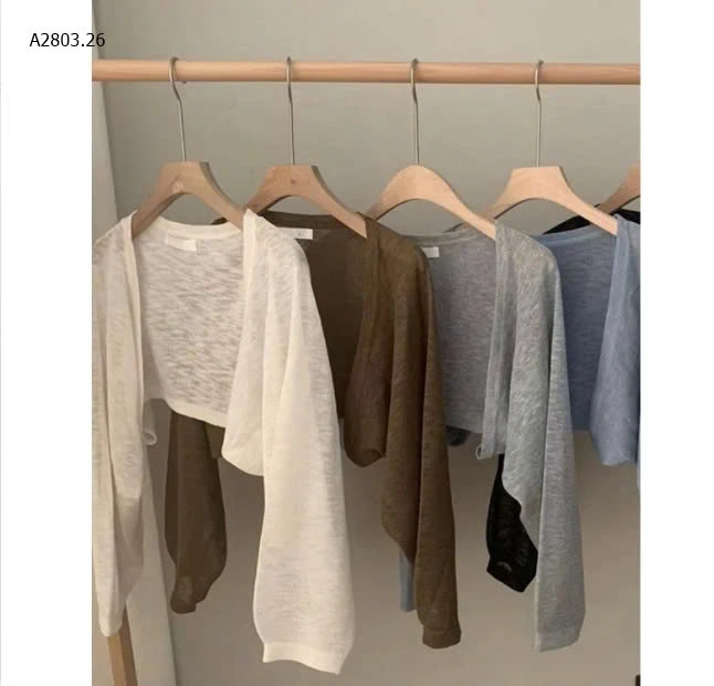 ÁO KHOÁC MỎNG CHO NỮ -sỉ 65k