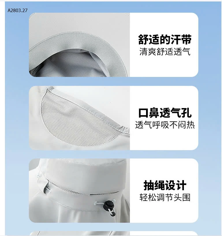 MŨ CHỐNG NẮNG CHÙM CỔ NAM, NỮ-sỉ 118k