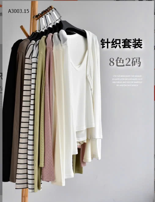 SET CARDIGAN+ÁO 2 DÂY-sỉ 223k