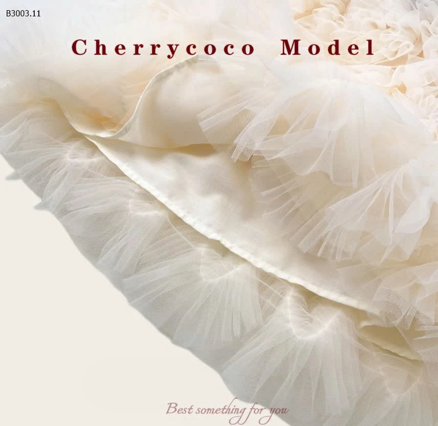 VÁY NƠ SÁT NÁCH NHIỀU TẦNG BG CHERRY.COCO-sỉ 248k