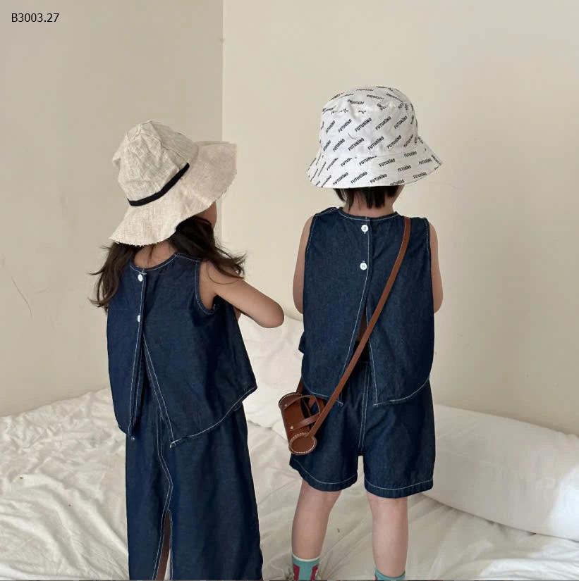 SET BỘ DENIM CHO BÉ TRAI BÉ GÁI-sỉ 180k