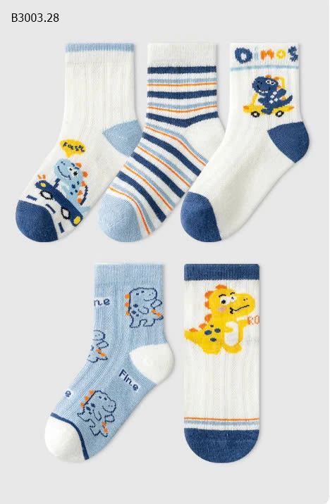 SET 5 ĐÔI TẤT THOÁNG KHÍ CHO BÉ -sỉ 70k/set 5 đôi mix màu