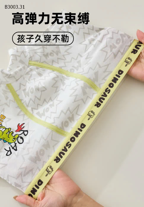 SET 4 QUẦN SỊP ĐÙI BÉ TRAII -sỉ 109k/set 4c 