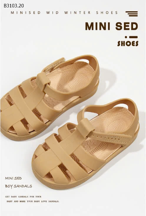 Sandal nhựa dẻo cho bé -sỉ 114k