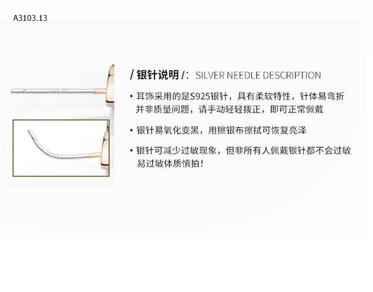 BÔNG TAI TRÁI TIM CHÍNH HÃNG AGOVSKI-sỉ 100k