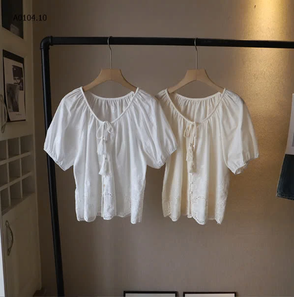 ÁO SƠ MI BABYDOLL BUỘC DÂY CHO NỮ-sỉ 167k