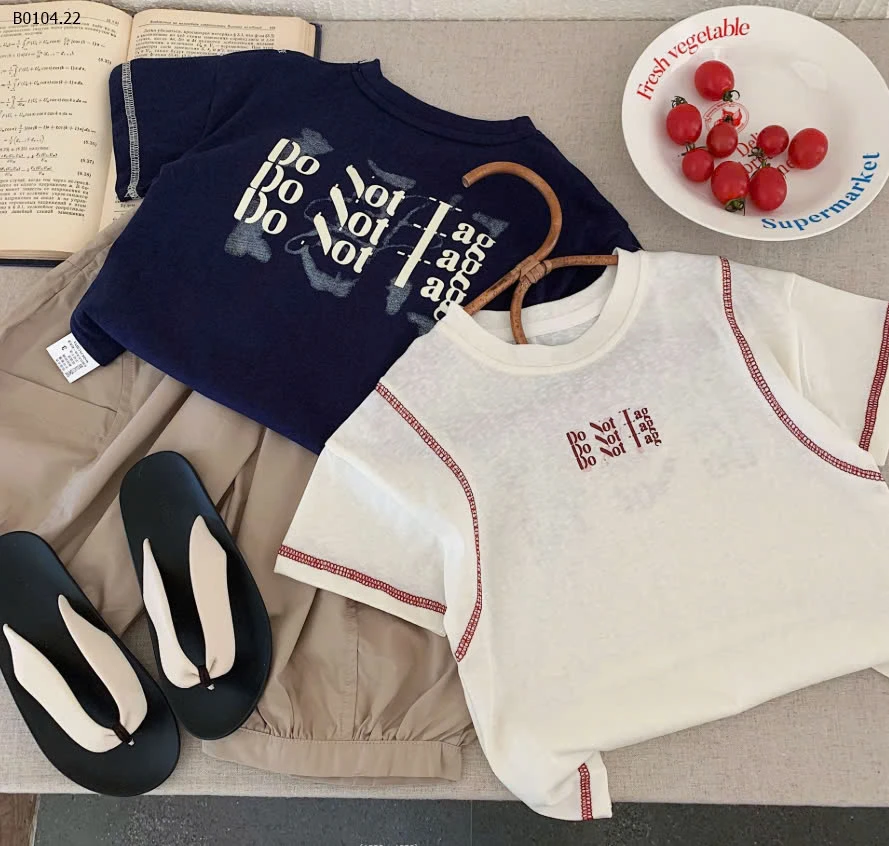 ÁO THUN VIỀN NỔI CHO BT  -sỉ 123k