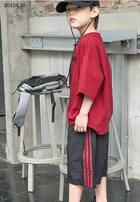 SET ÁO PHÔNG QUẦN SHORT LỬNG CHO BÉ TRAI -sỉ Áo : 133k           Quần : 148k