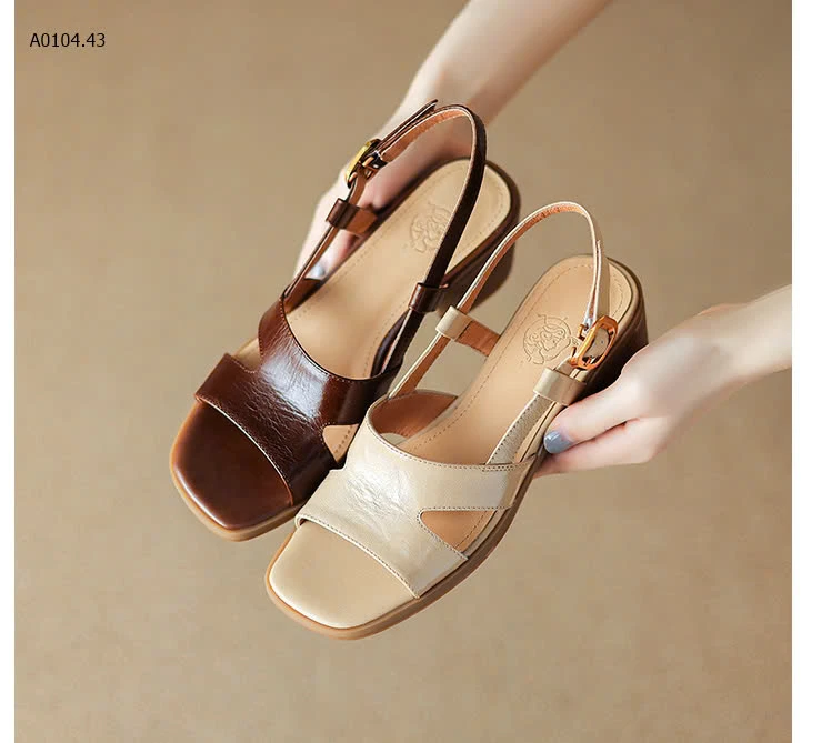 SANDAL QUAI CHÉO ĐẾ VUÔNG-sỉ 190k
