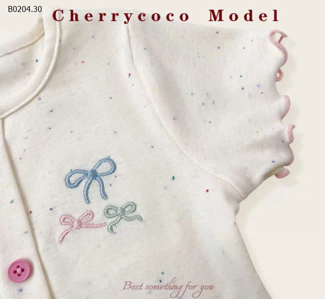 ÁO THUN MUỐI TIÊU VIỀN BÈO BÉ GÁI CHEẺYCOCO-sỉ 109k